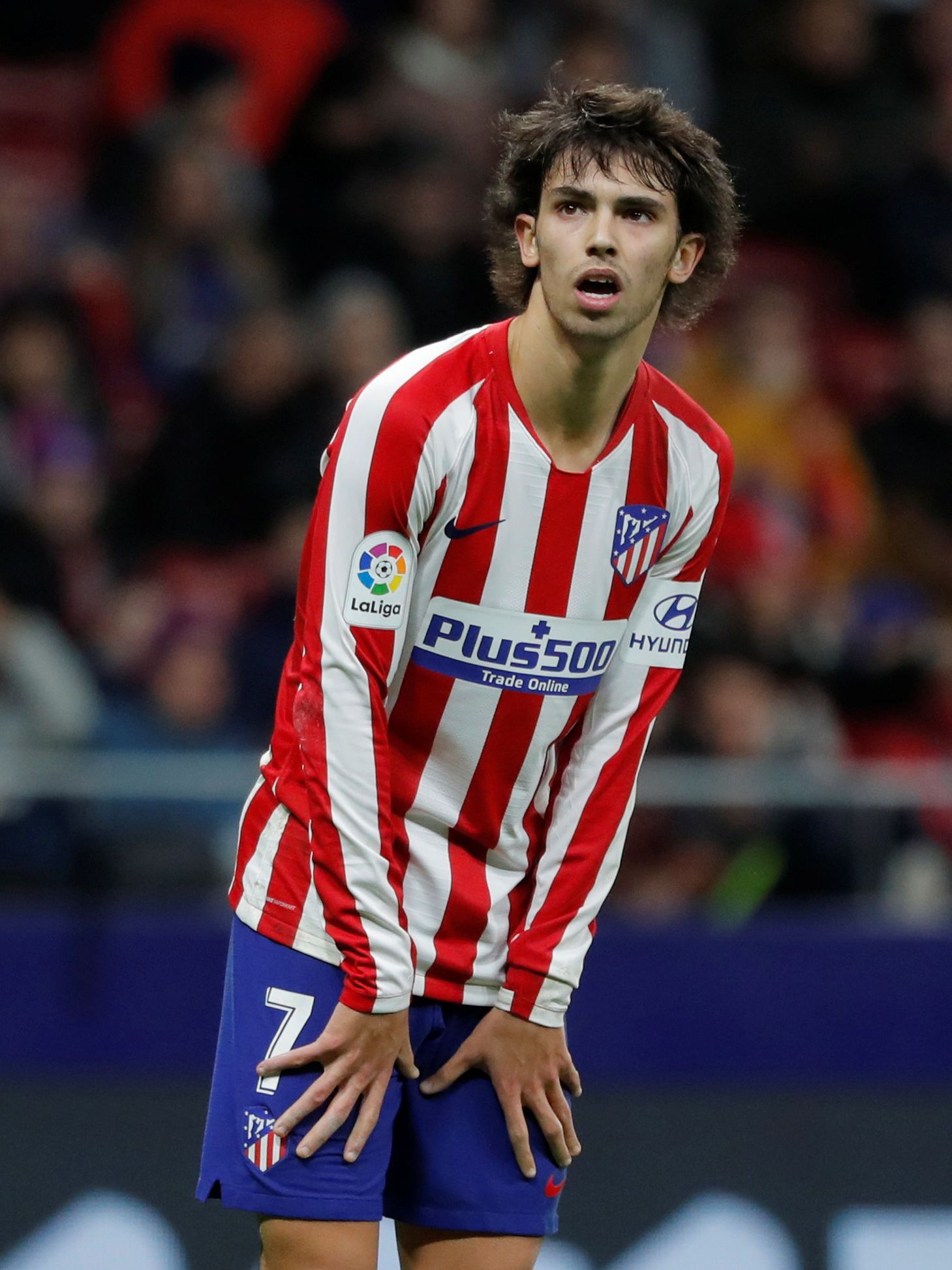 Felix in his early days at Atletico.