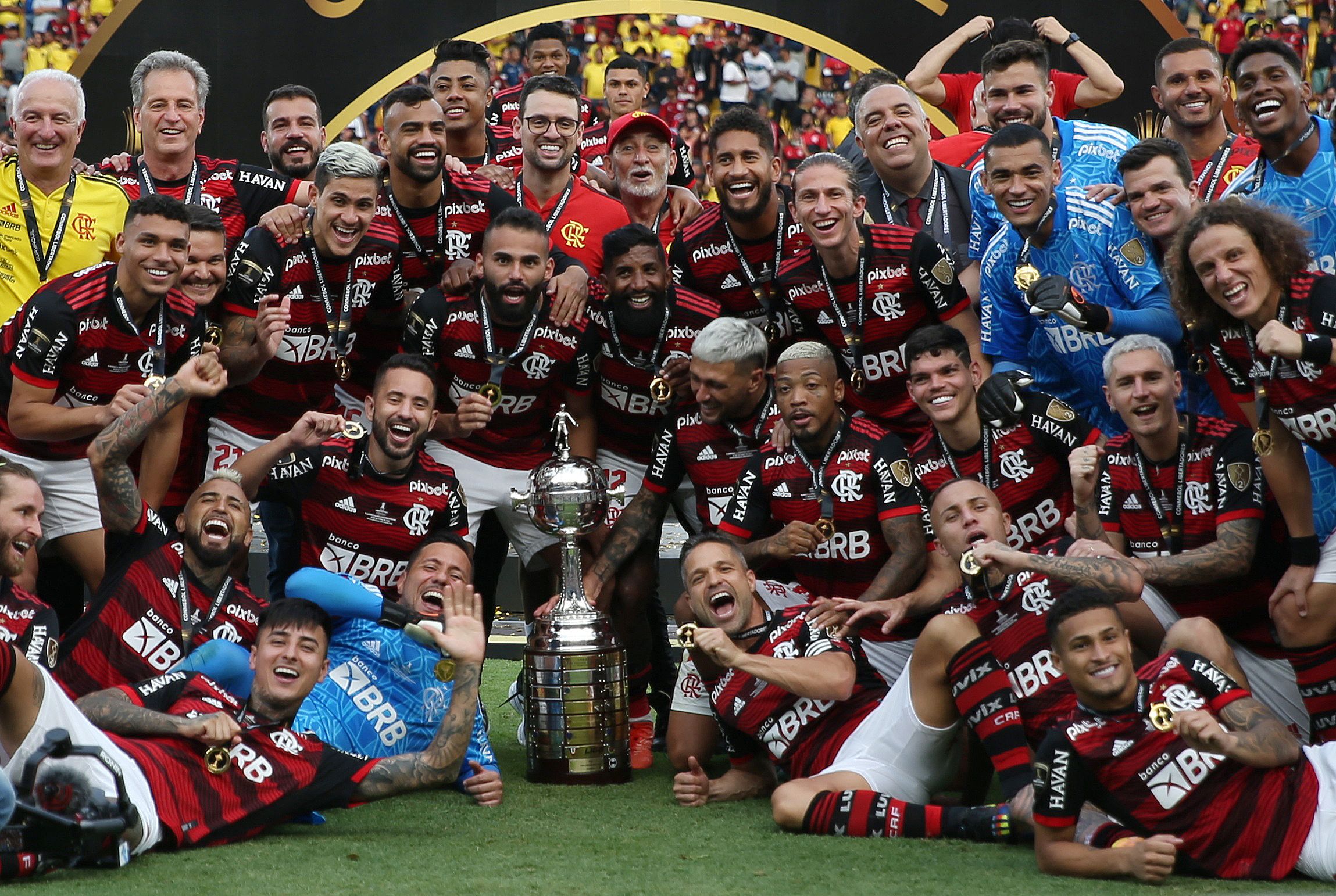 David Luiz won the Copa Libertadores with Flamengo