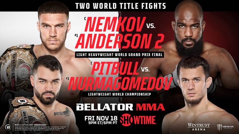 What is the Fight Card for Bellator 288?