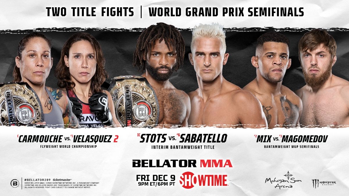 What is the UK Start Time of Bellator 289?