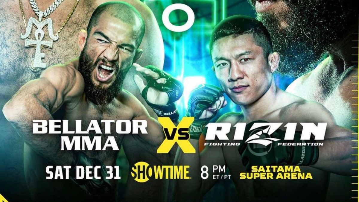 What is the Fight Card for Bellator MMA vs RIZIN?