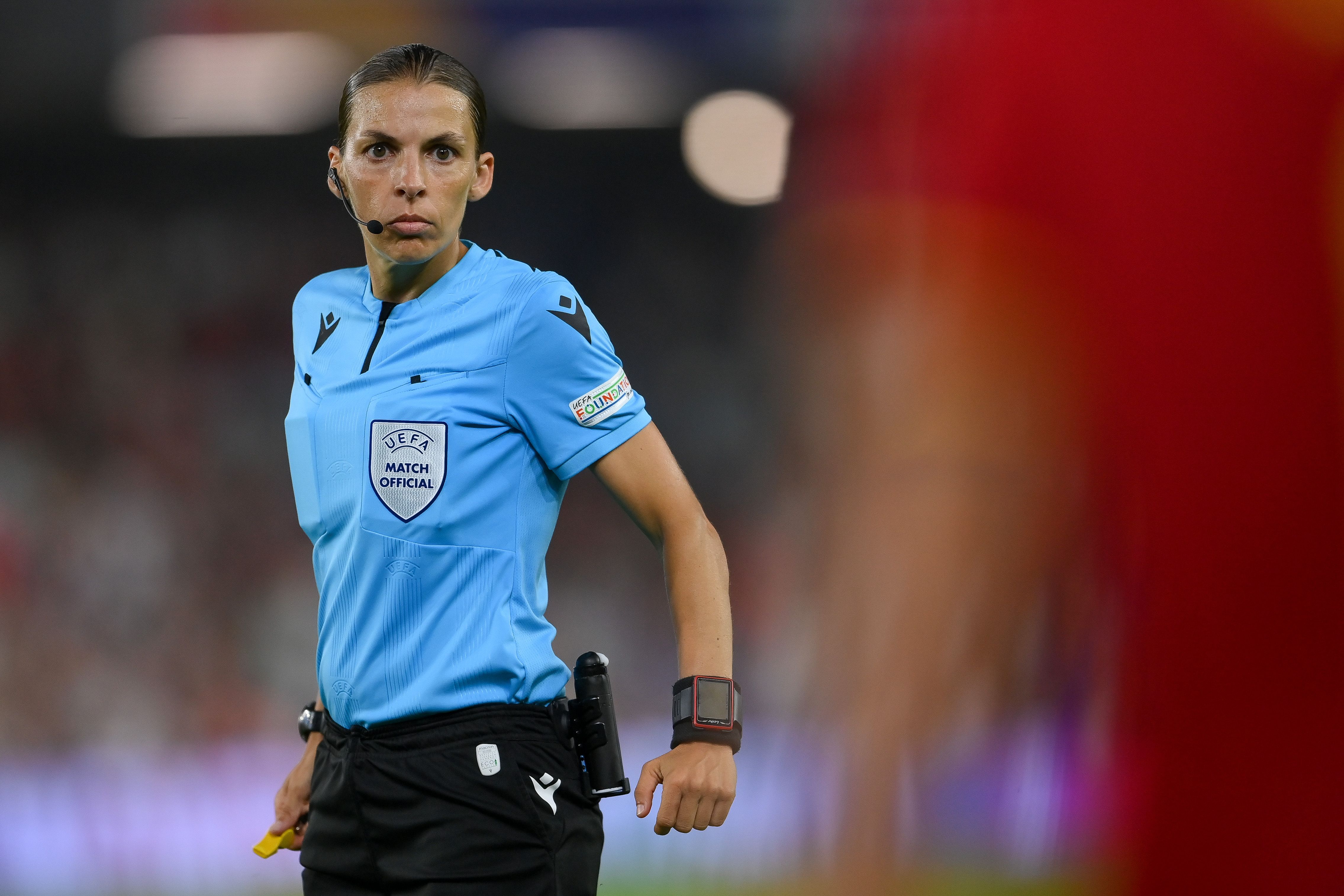 Referee Stephanie Frappart at Euro 2022