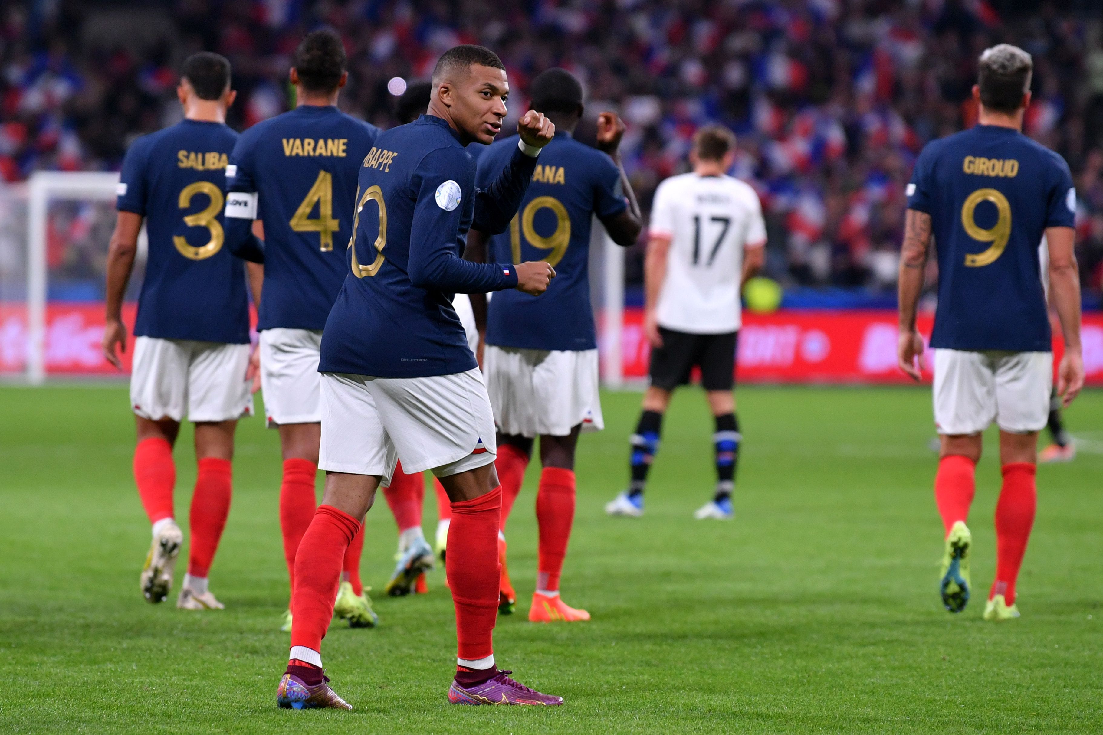 Kylian Mbappe will lead the line for France at the World Cup