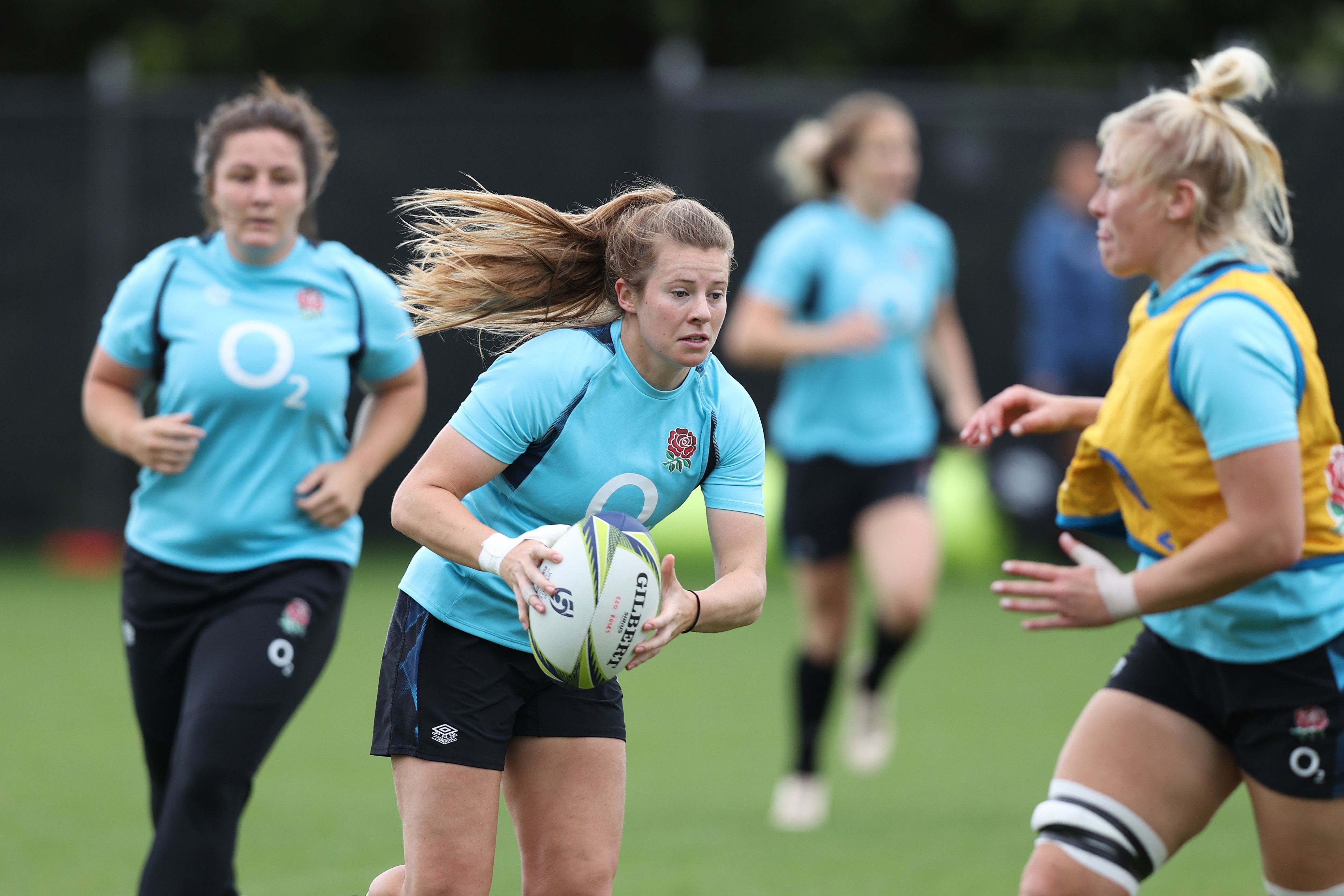 England's Zoe Harrison during a Rugby World Cup training camp