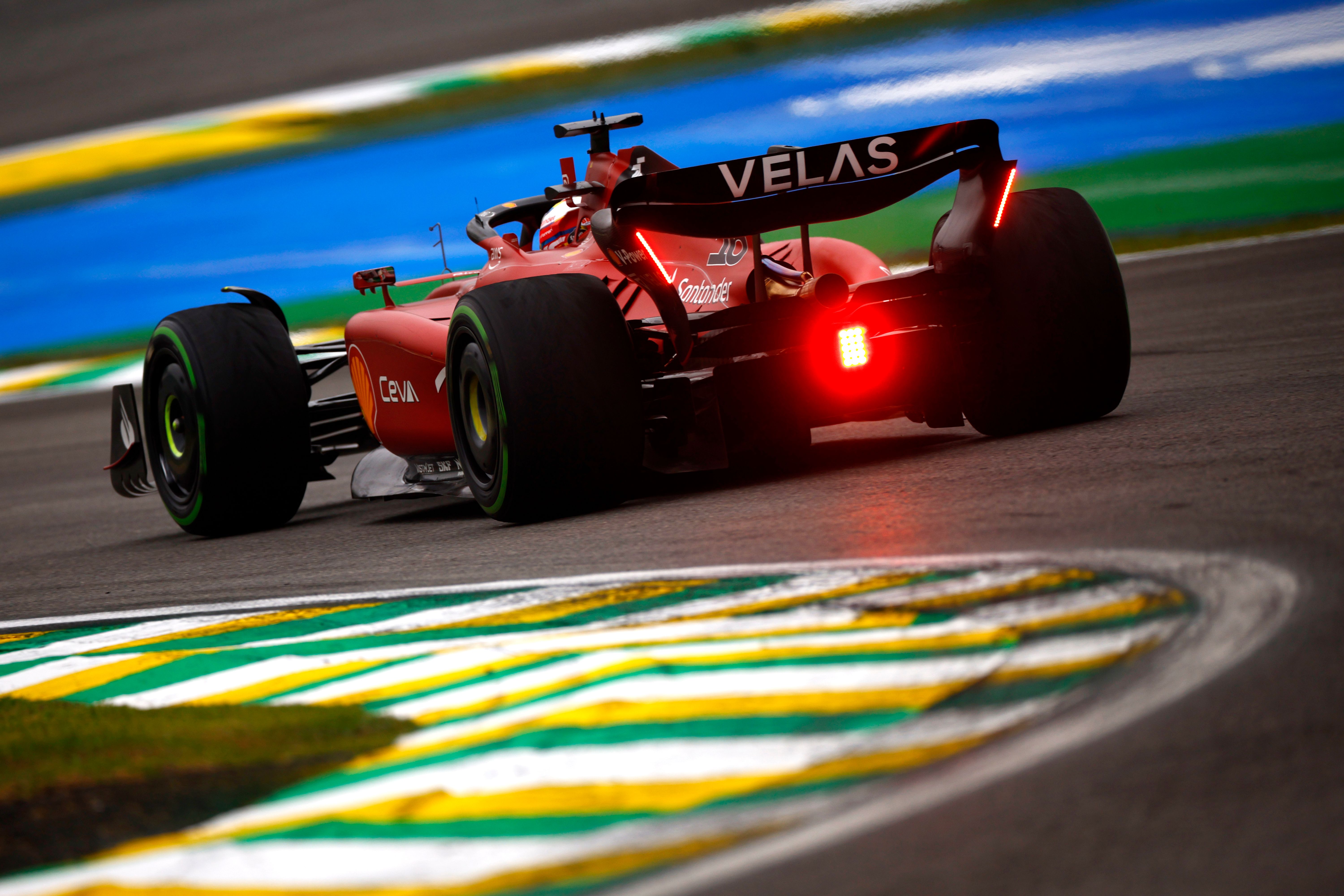Charles Leclerc in Brazil GP qualifying
