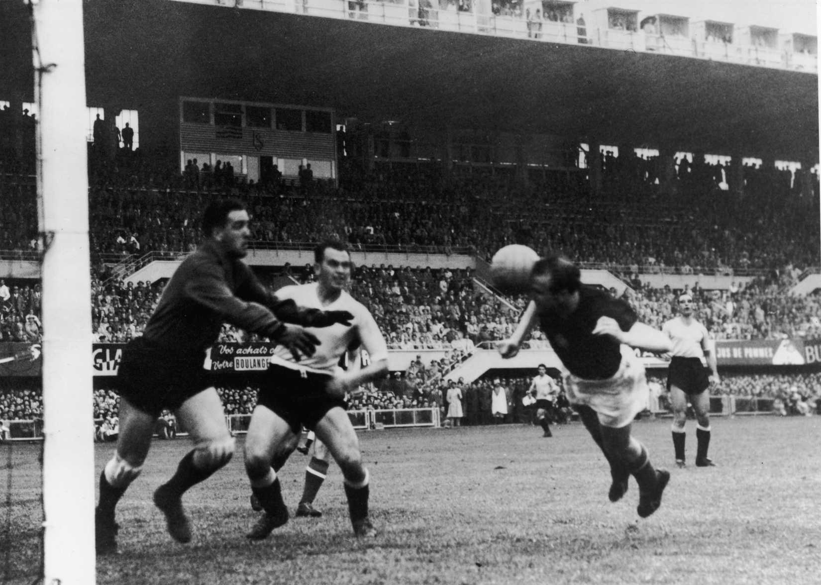 Hungary competing at the 1954 World Cup.