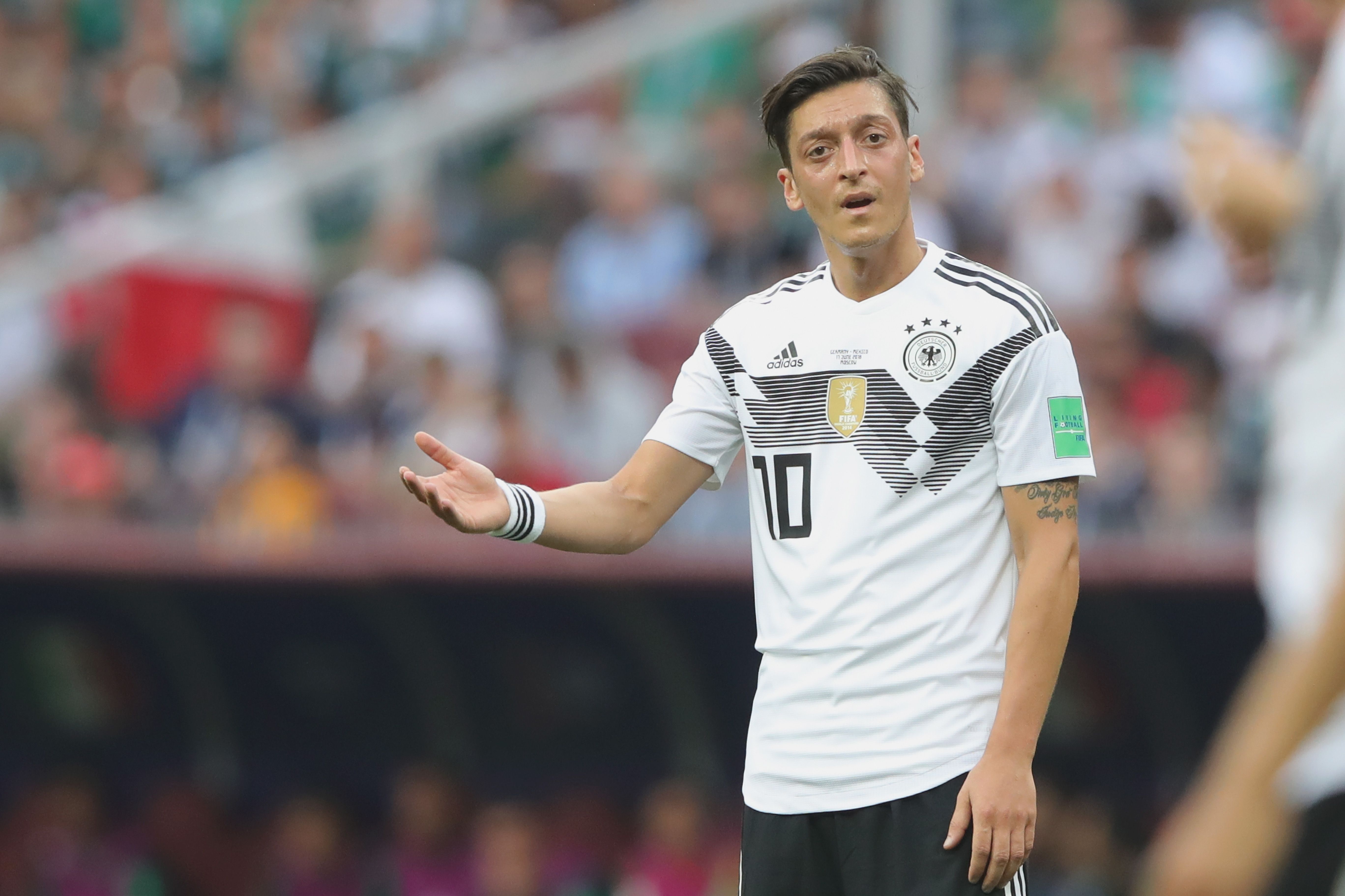 Mesut Ozil ended his Germany career in 2018