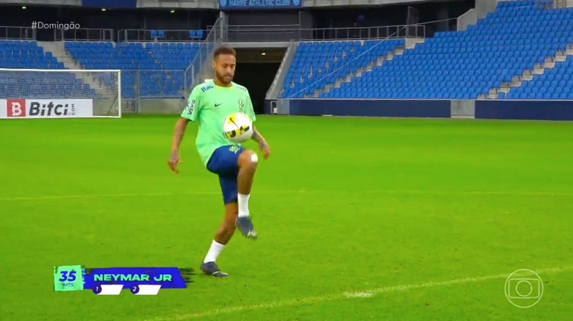 World Cup 2022: Neymar's insane first touch: He controls a ball dropped  from 35 meters!