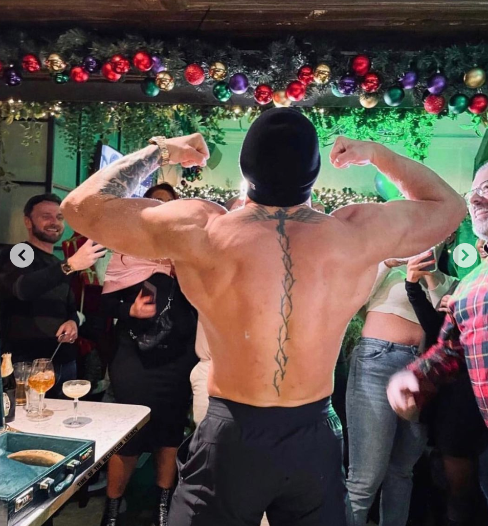 Conor McGregor's back is absolutely massive right now