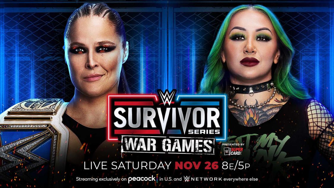 WWE Survivor Series 2022 WarGames Ronda Rousey vs Shotzi