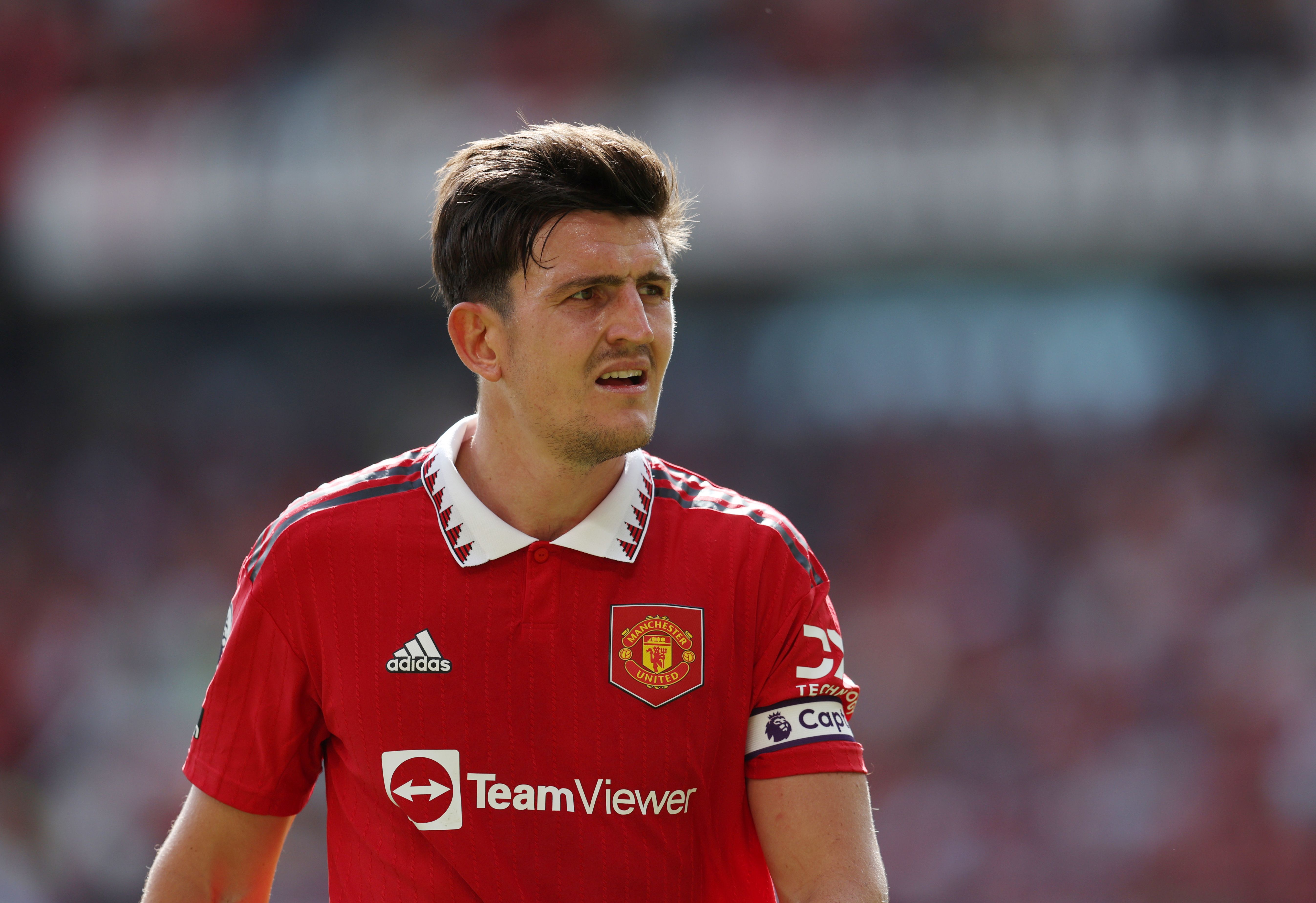 Harry Maguire in action for Man Utd