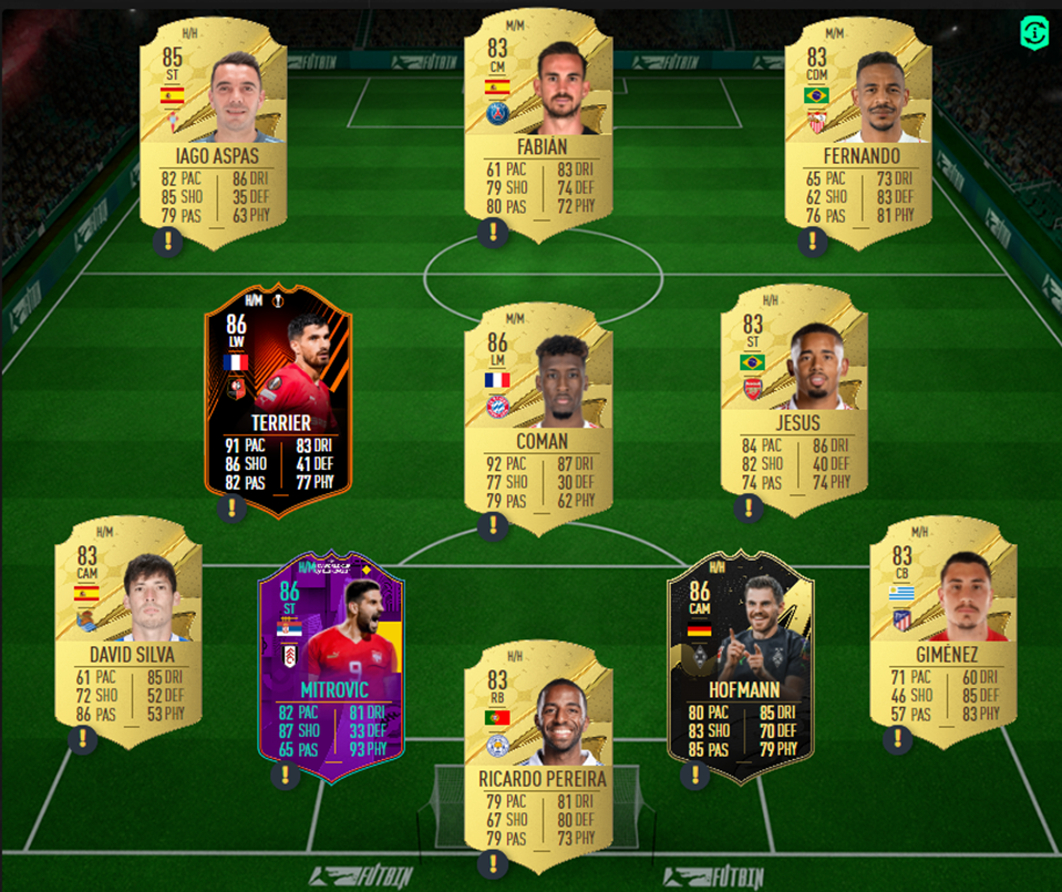 85-Rated Squad Solution 