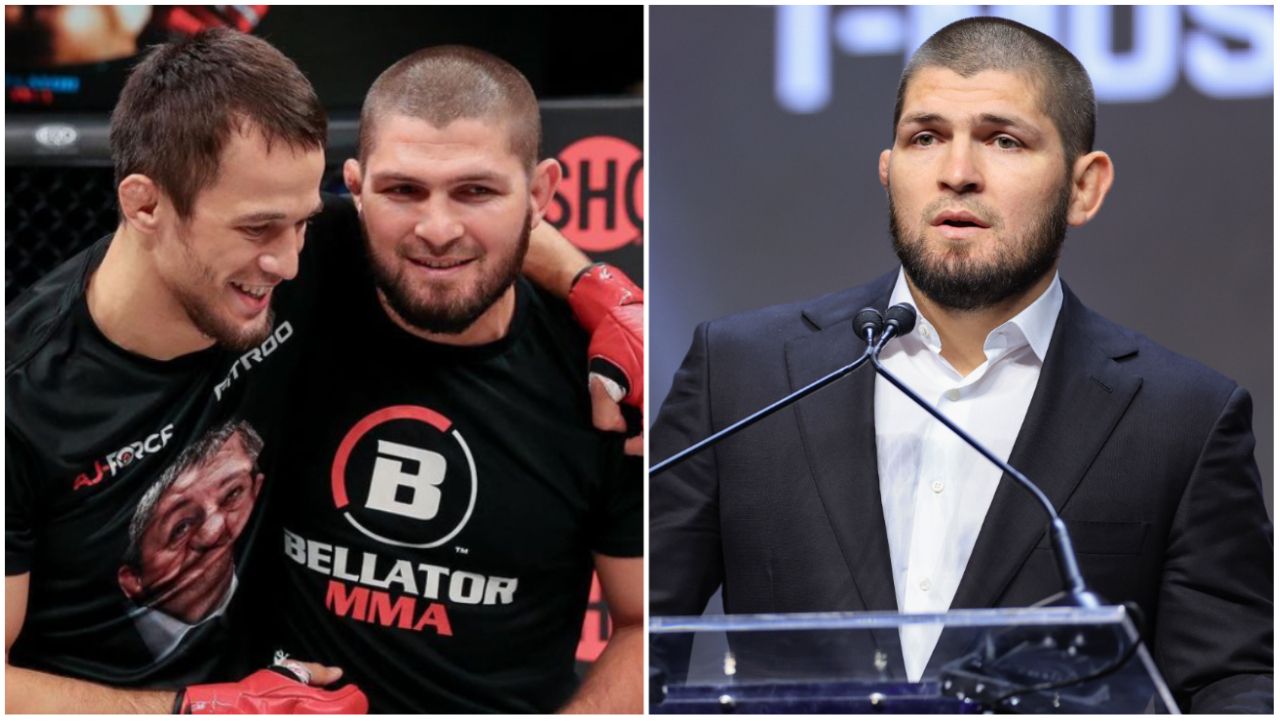 Usman Nurmagomedov describes coach Khabib