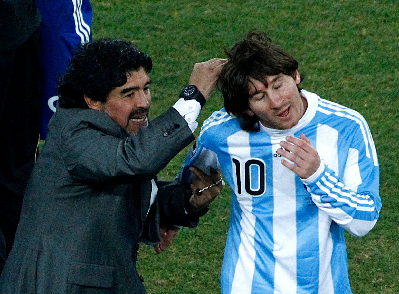 The two greatest! #maradona #messi #foryoupage #goats #argentina