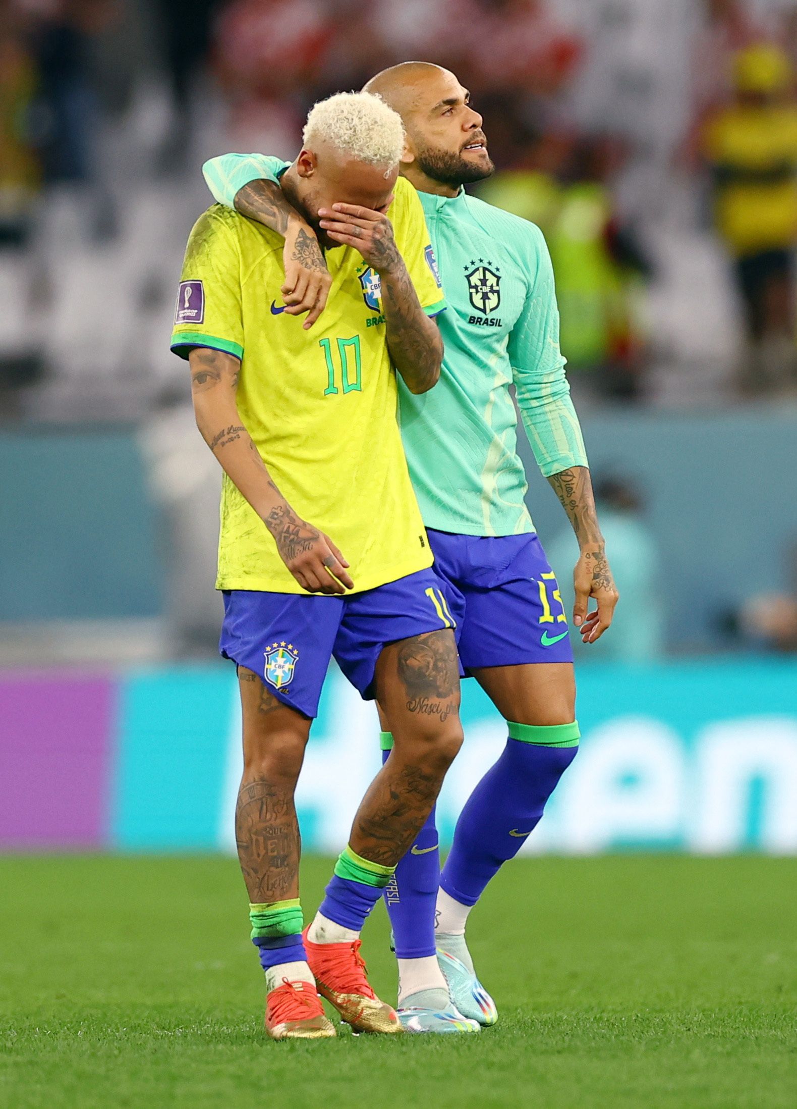 Neymar bemoans Brazil's World Cup exit.