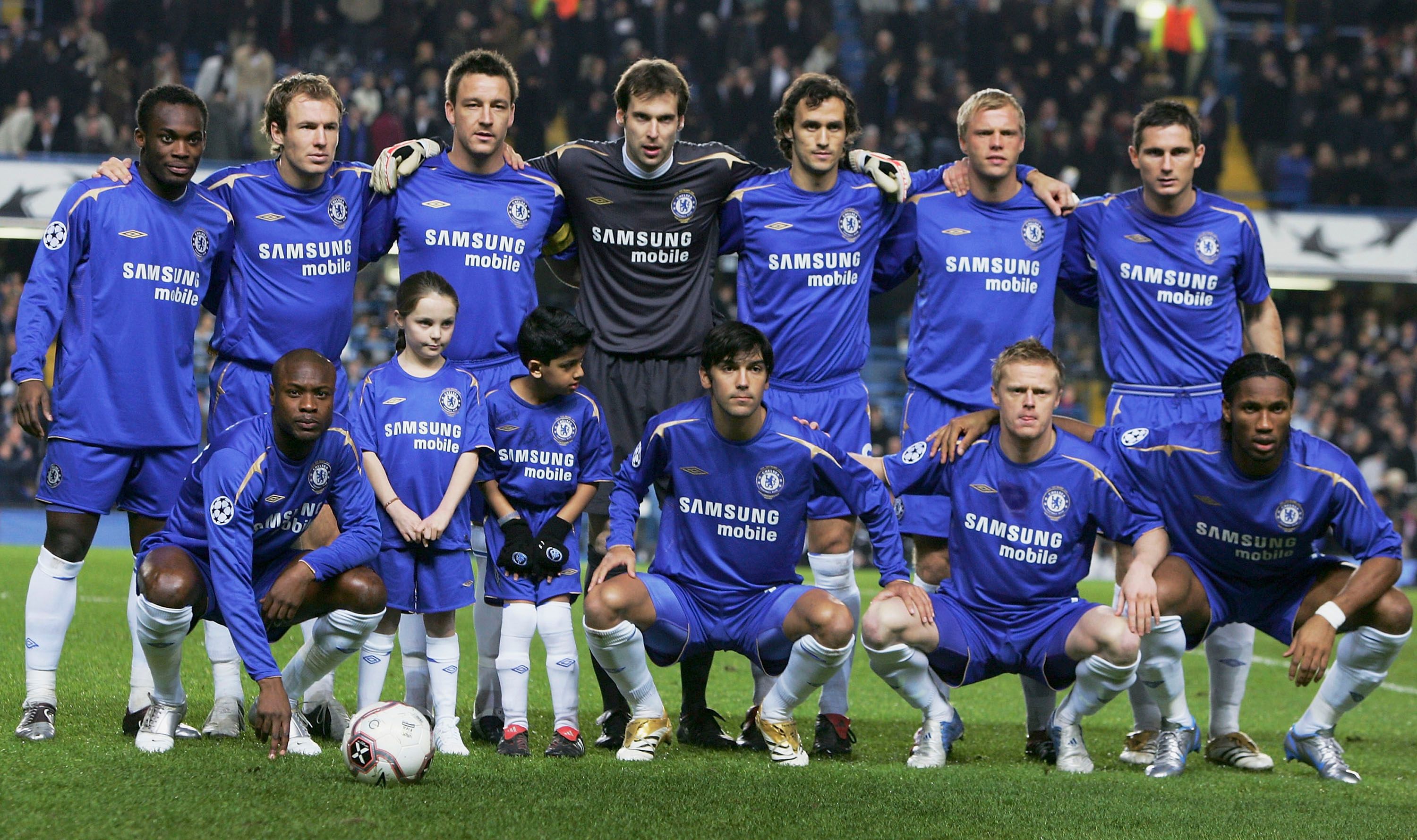 Chelsea lineup in 2005