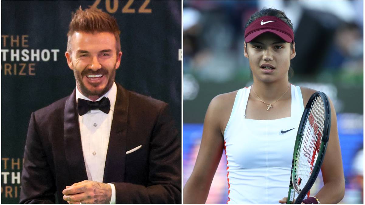 Emma Raducanu hangs out with David Beckham at World Cup final