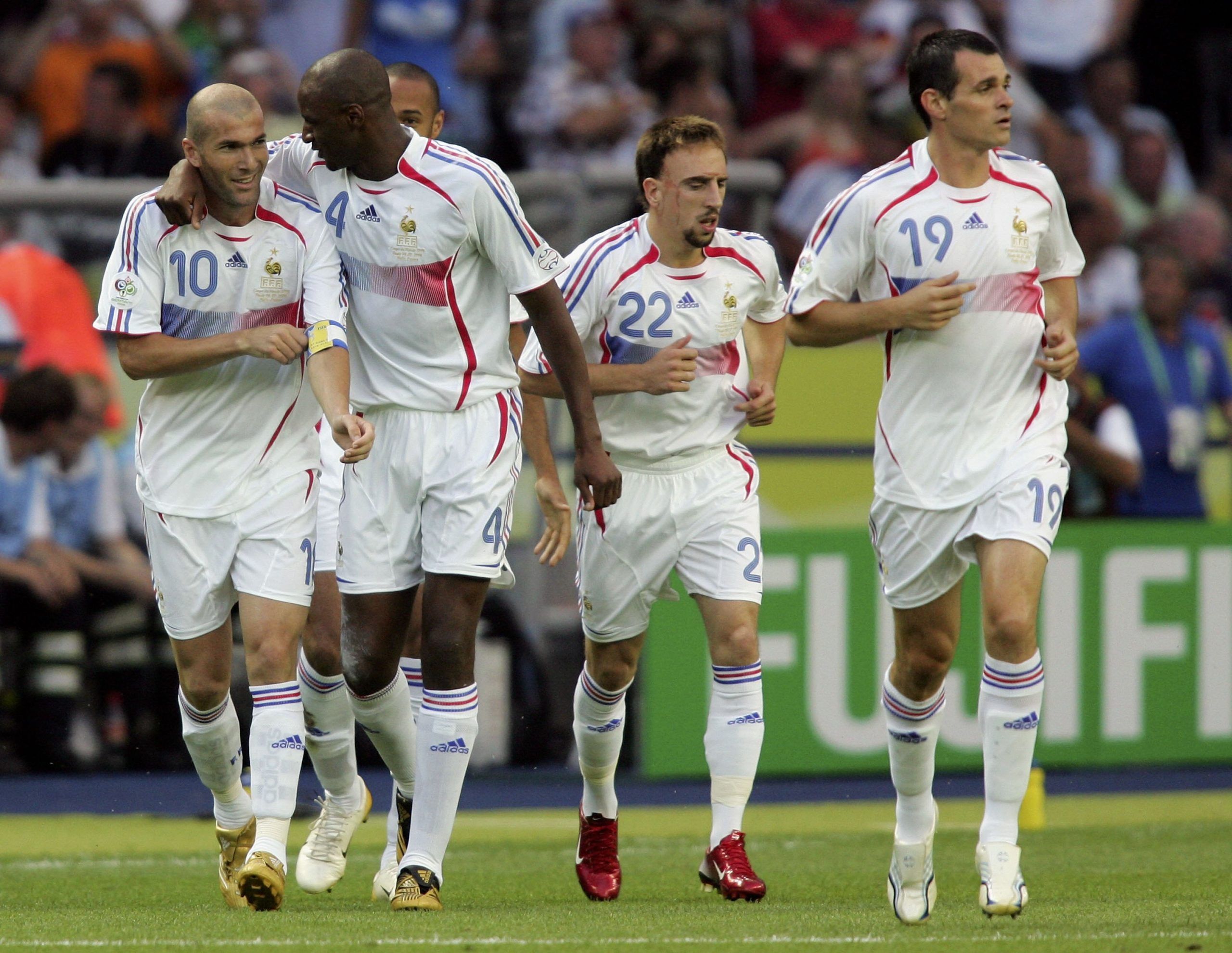 Thierry Henry, Zinedine Zidane in 2006 World Cup Team of the Tournament