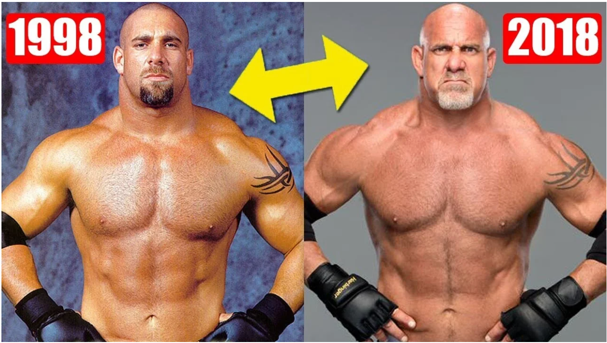 WWE: Goldberg's 24-year body transformation shows he's a monster