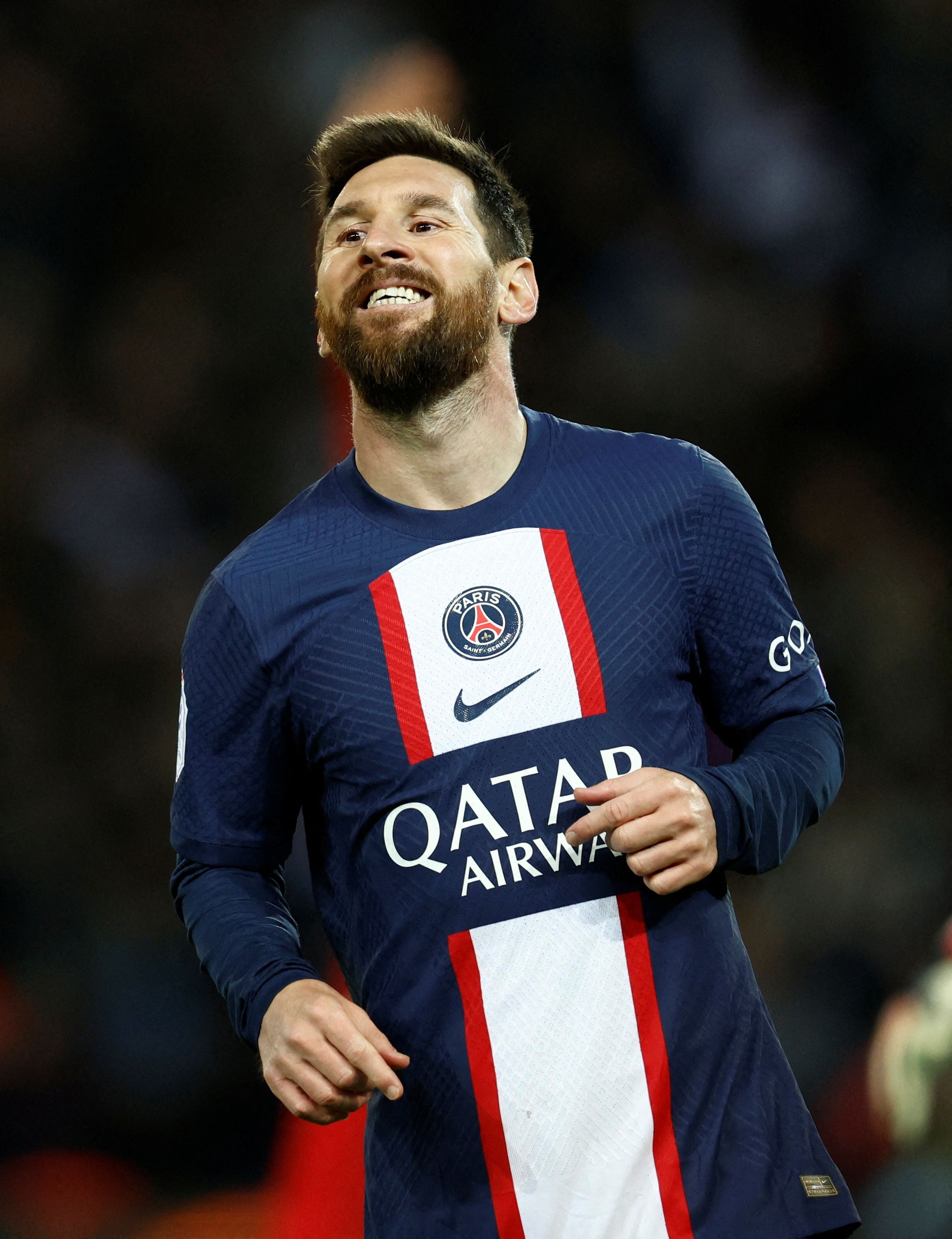 Messi in Ligue 1 action for PSG.