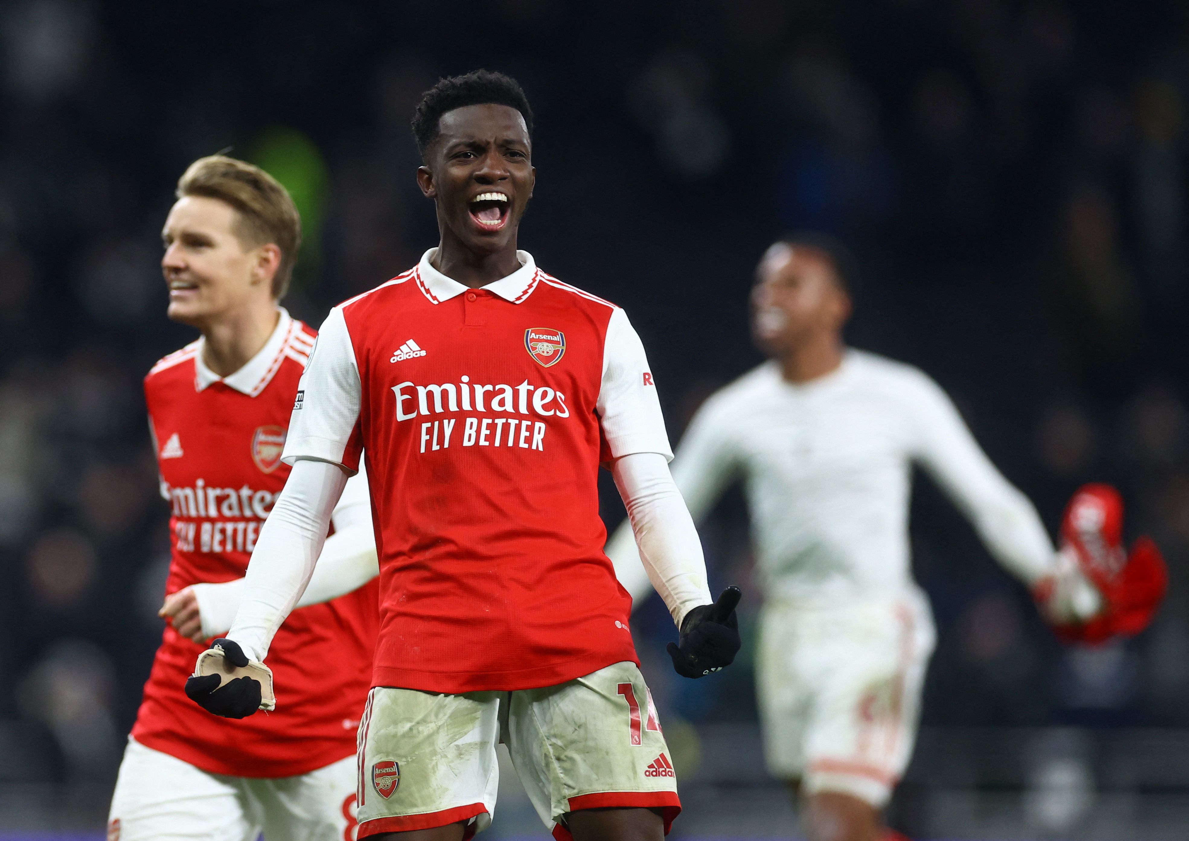 Eddie Nketiah: Arsenal star's moment of brilliance in 2-0 win vs Spurs