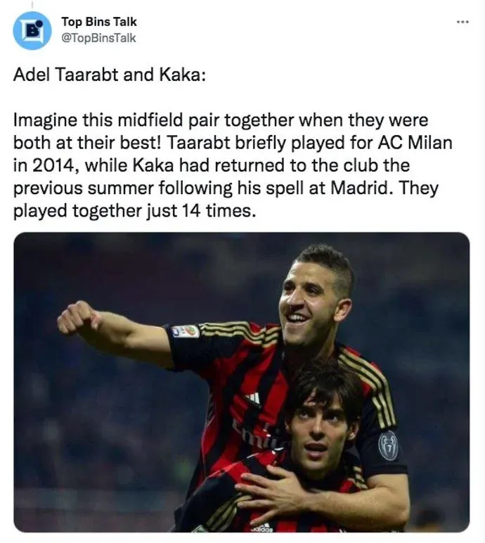 Kaka and Adel Taarabt AC Milan 