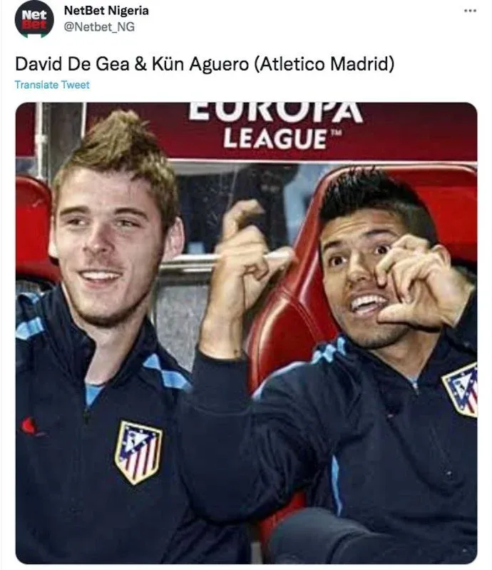 Aguero and De Gea for Atletico