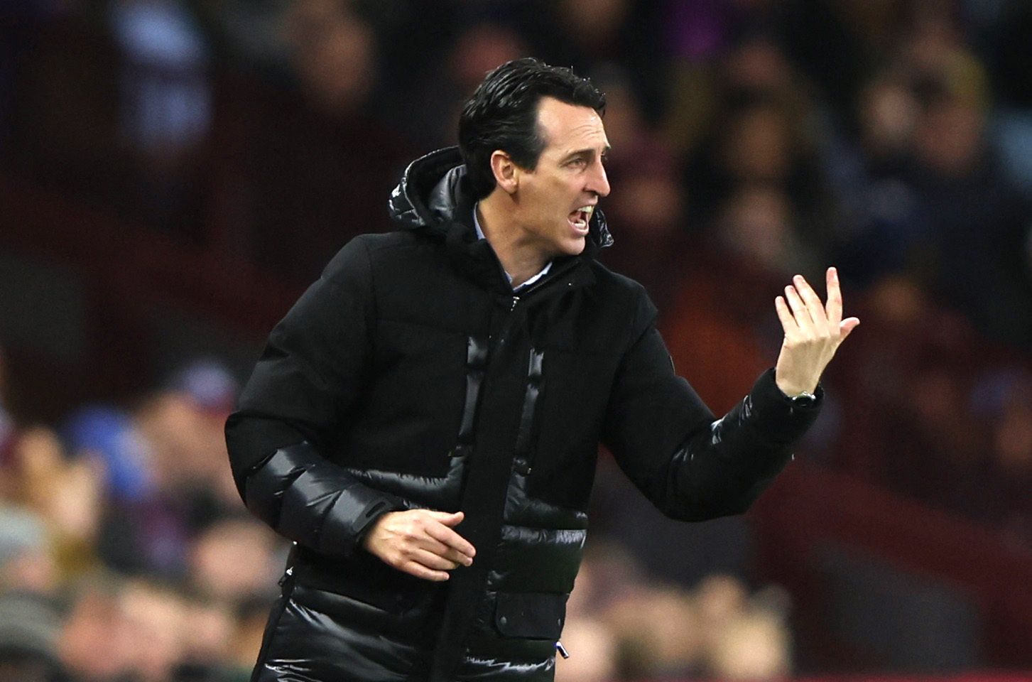 Aston Villa manager Unai Emery during FA Cup match