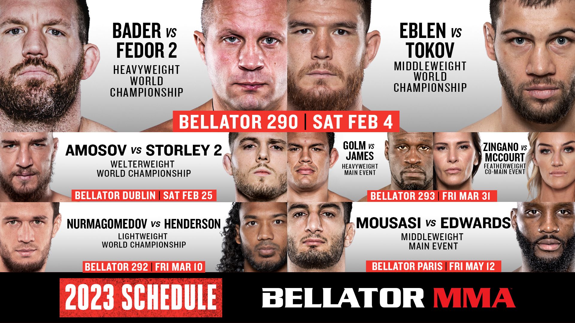 Bellator 292 Fight Card, Tickets and more