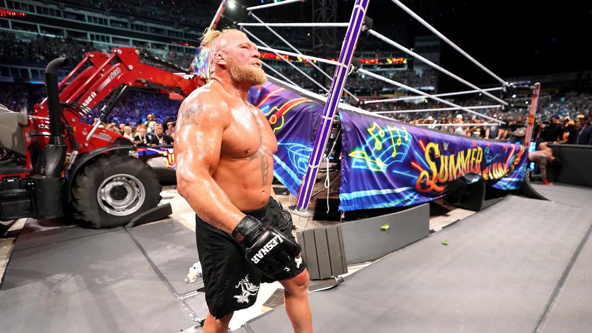 Brock Lesnar at WWE SummerSlam 2022