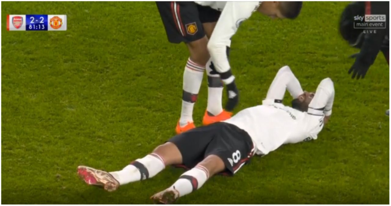 Arsenal 3-2 Man United: Bruno Fernandes Torn Apart For 'faking Head Injury'