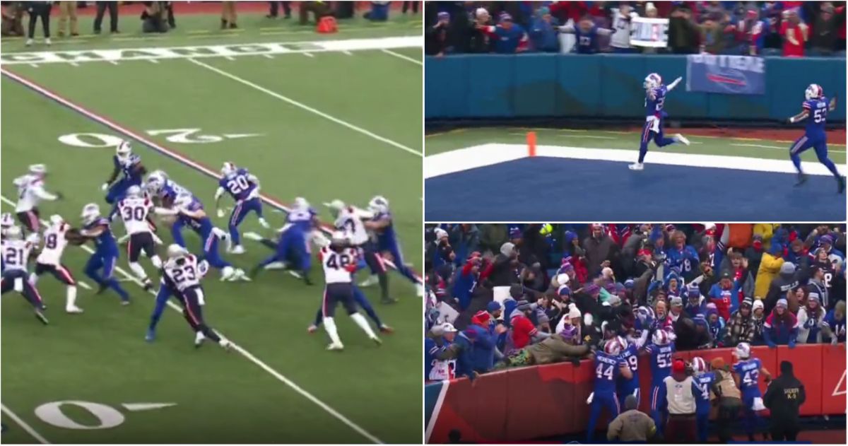 Buffalo Bills: Team Starts Emotional Game With Epic Touchdown On ...