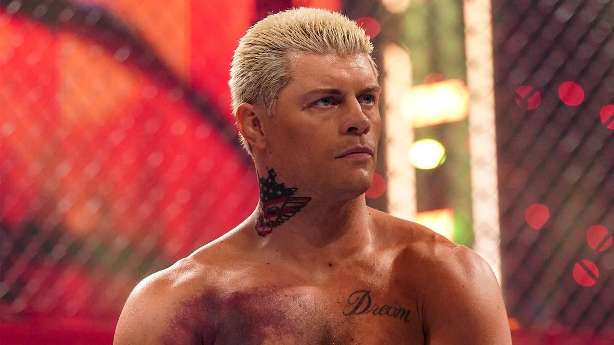 Cody Rhodes in the WWE Hell in a Cell 2022