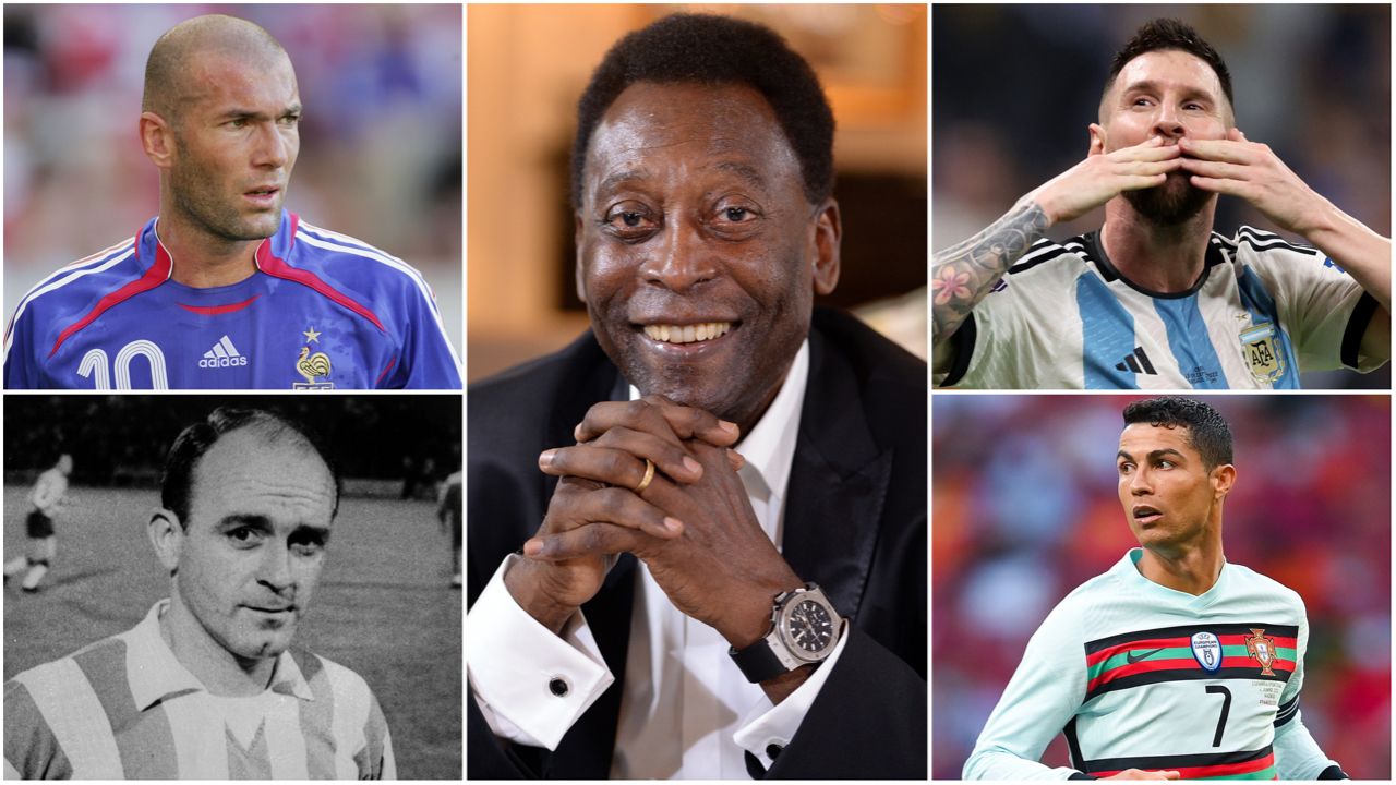 Pele's 12 favourite footballers include Diego Maradona, Cristiano