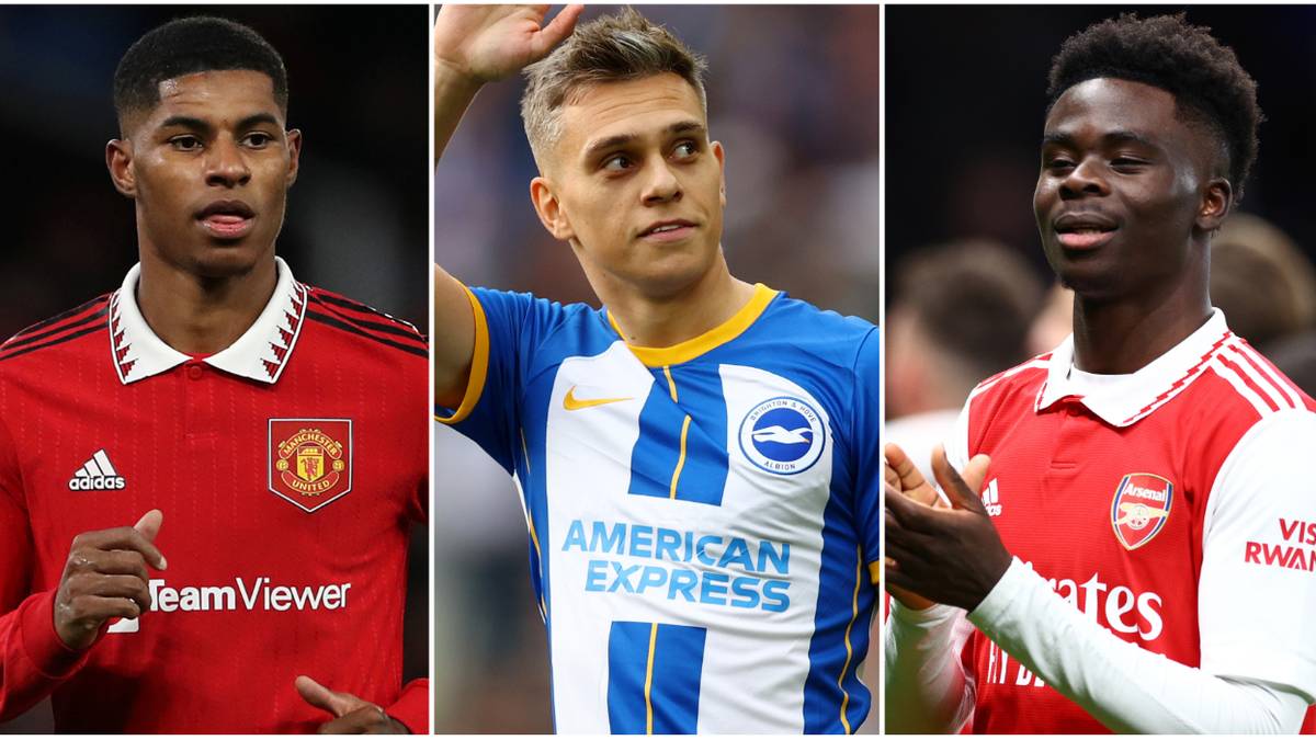 Trossard vs Saka vs Rashford: PL wingers compared as Arsenal 'agree ...