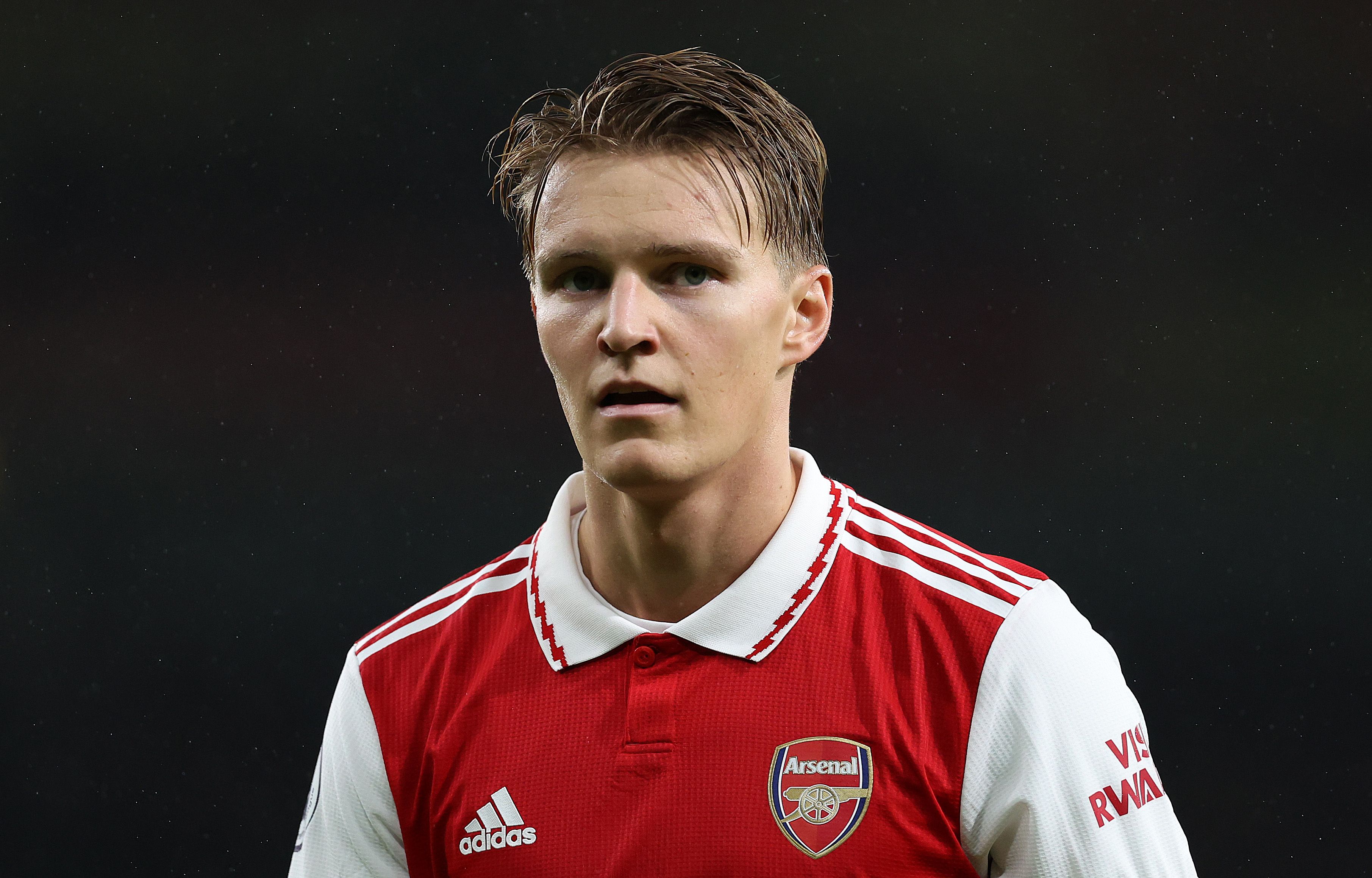 Martin Odegaard of Arsenal during the Premier League match between Arsenal FC and Newcastle United
