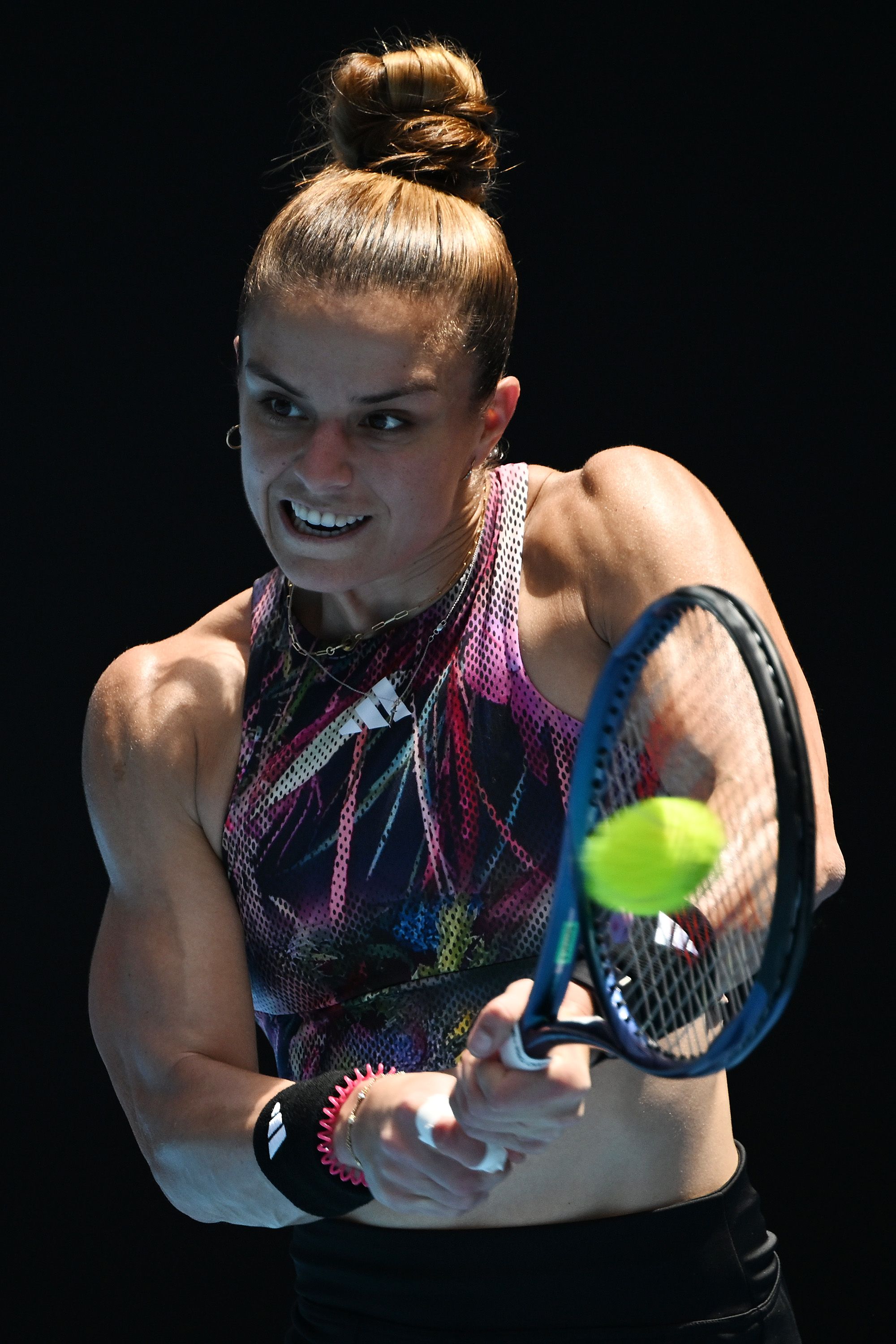 Maria Sakkari looks ripped at Australian Open after insane body