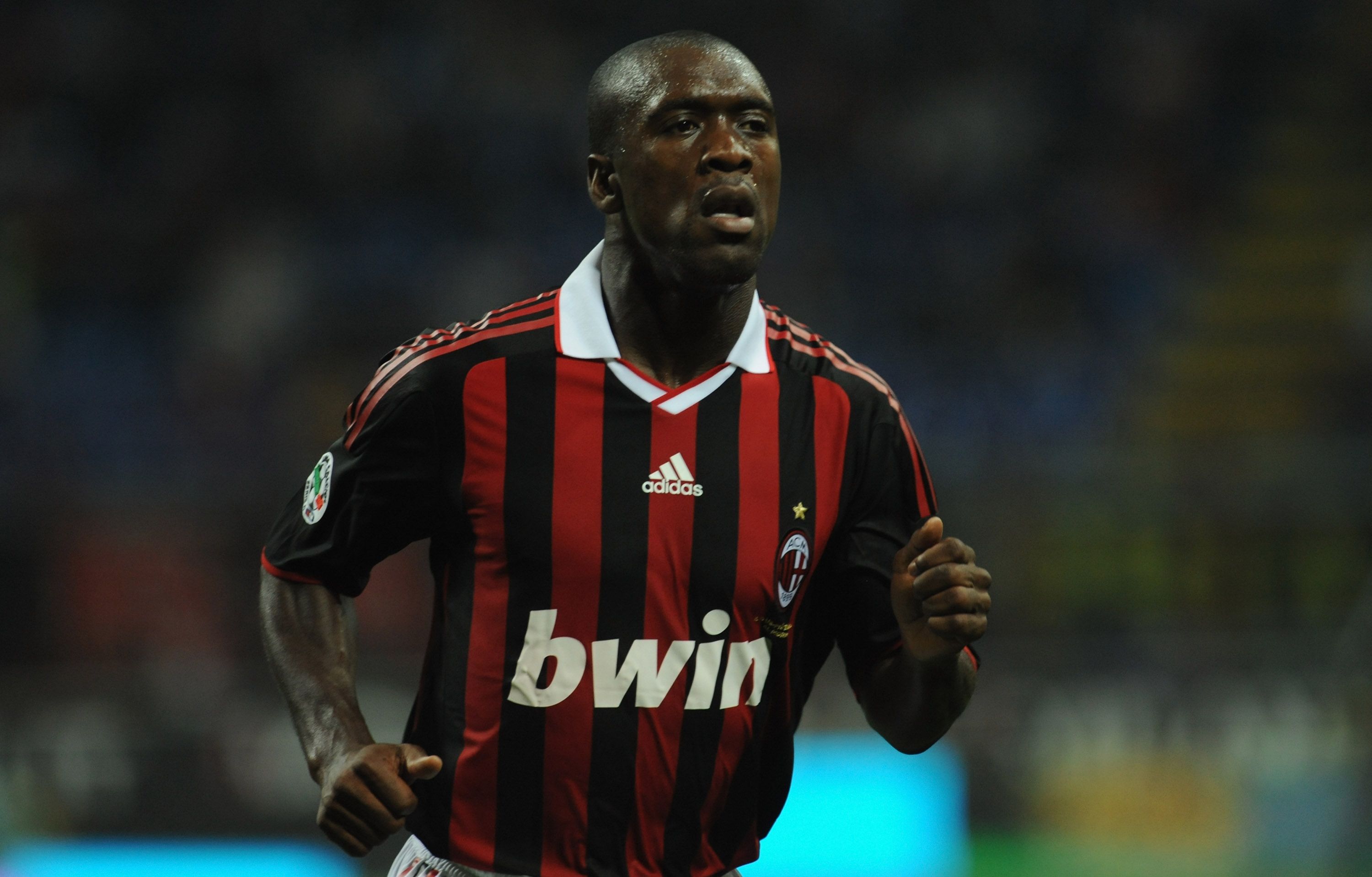 Clarence Seedorf in action with AC Milan