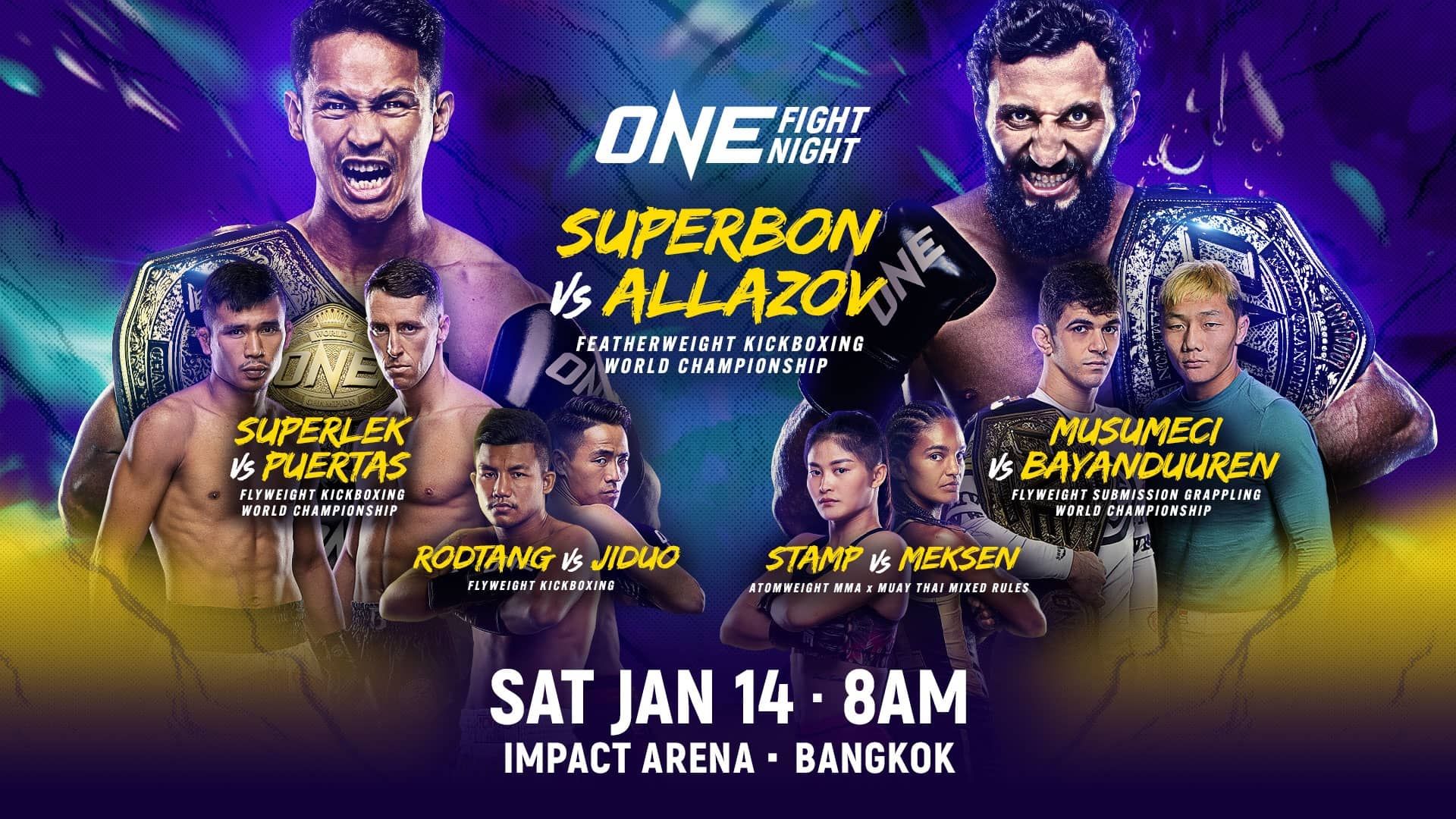 ONE Fight Night 6 Card, Live Stream, UK Start Time and more