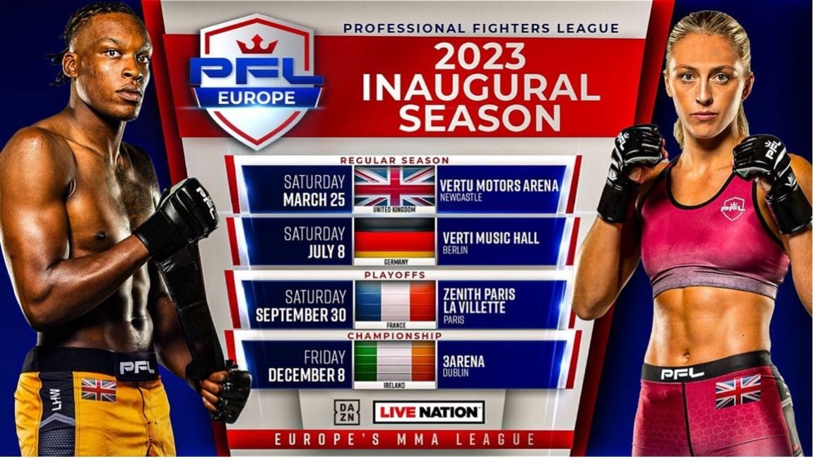 PFL Europe 1 2023: Fight Card, Tickets, Newcastle And More