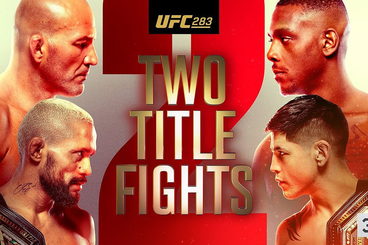 UFC 283 Title Fight Poster
