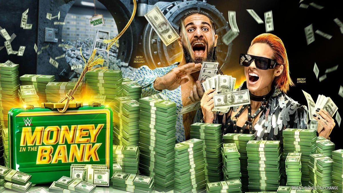 WWE Money in the Bank 2022 Poster