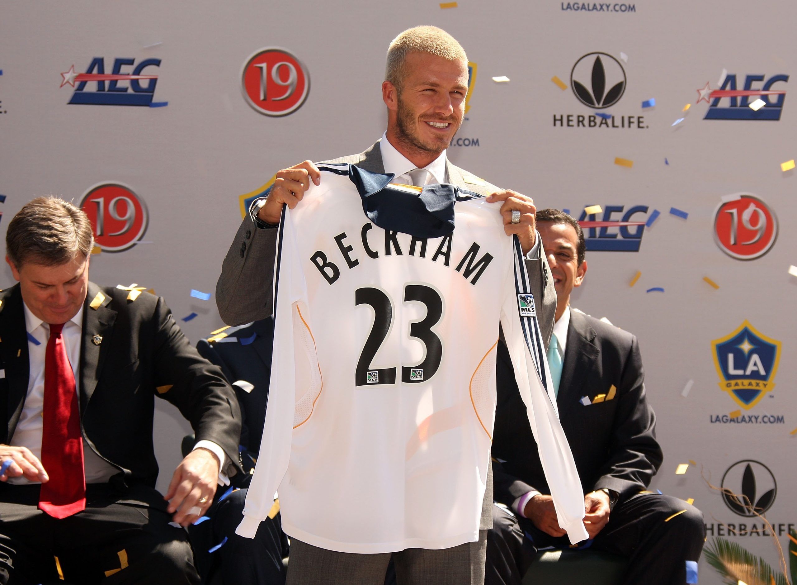 David Beckham Announced As An LA Galaxy Player