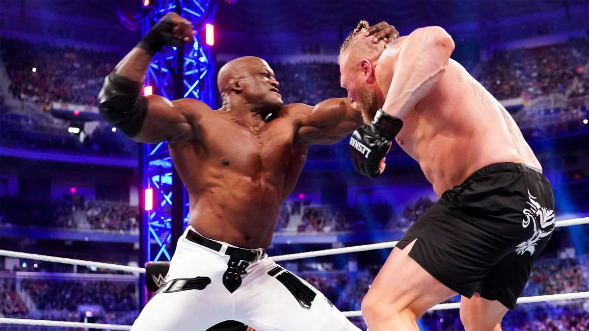 Lashley and Lesnar met at Crown Jewel, where Brock evened the series at 1-1