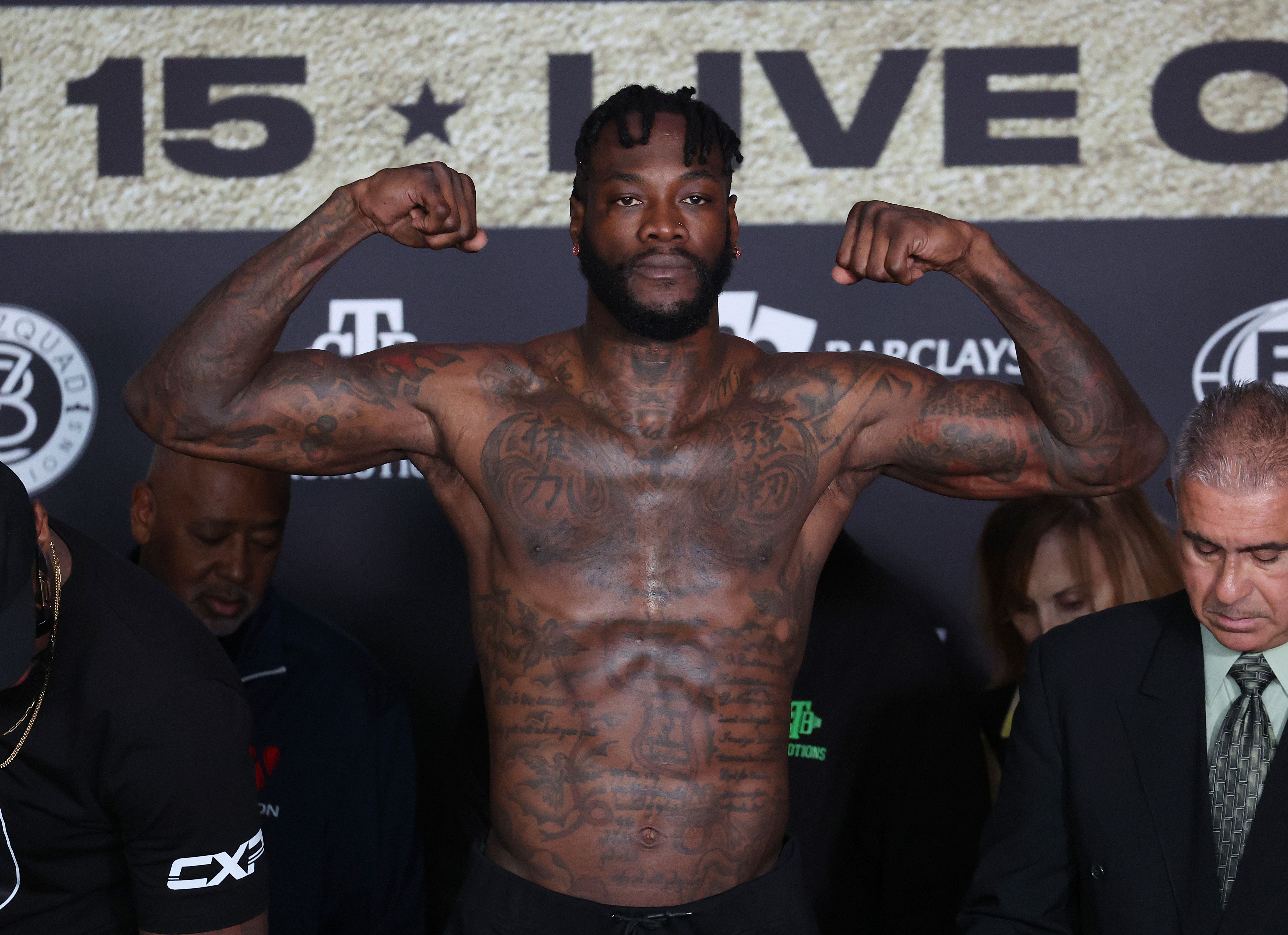 Deontay Wilder, 34-year-old WBC Heavyweight meets the press at the... News  Photo - Getty Images