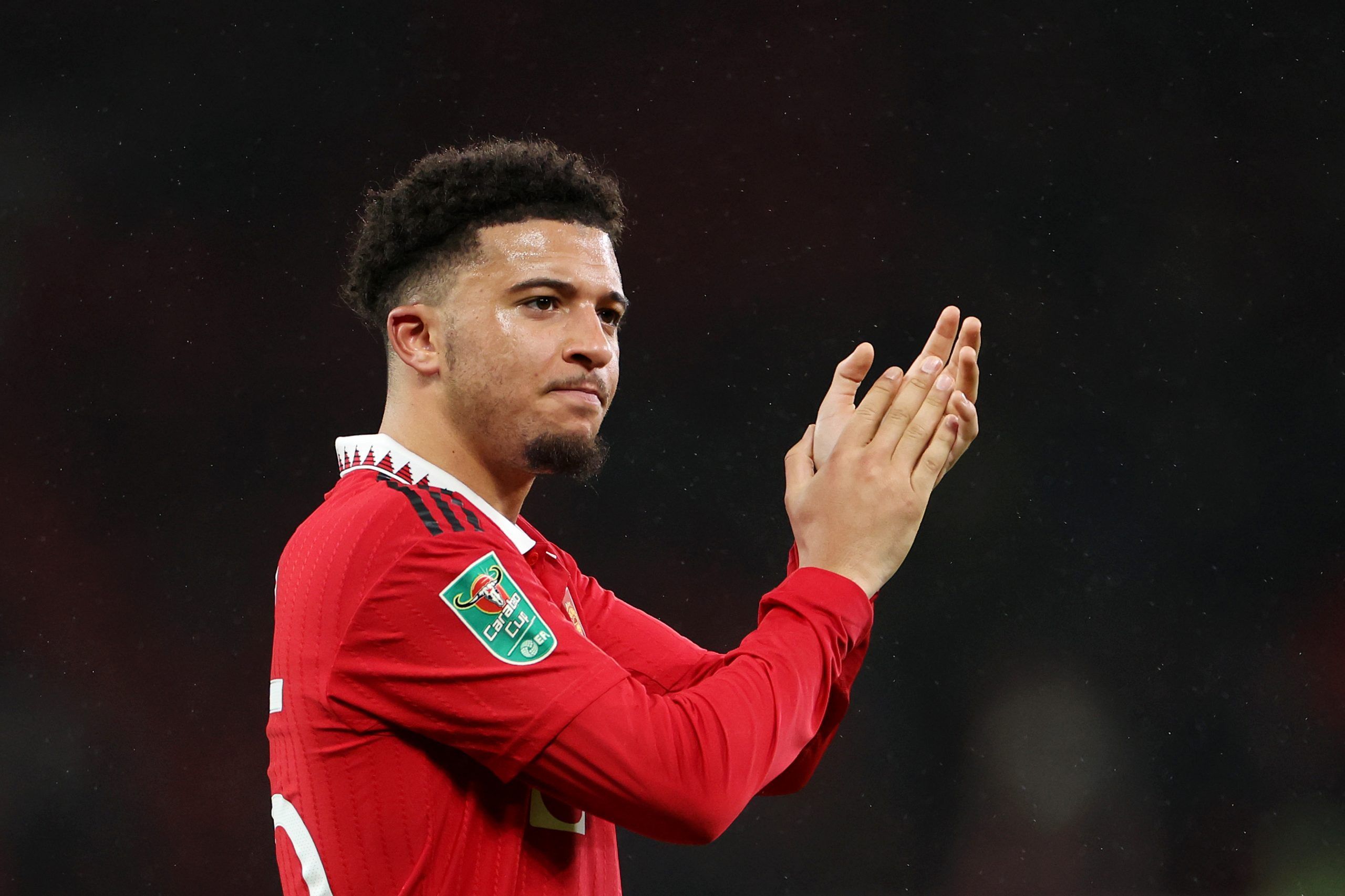 Jadon Sancho Man United Star Receives Great Reception From Old Trafford On Return 