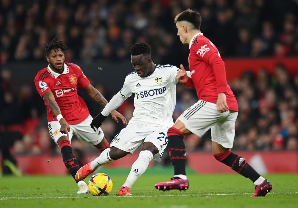 Man Utd v Leeds: Wilfried Gnonto showed no fear in celebration after opener