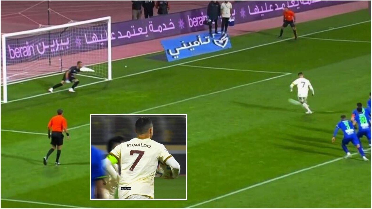 Cristiano Ronaldo scores first Al Nassr goal after having effort ruled out  and missing a sitter against Al Fateh