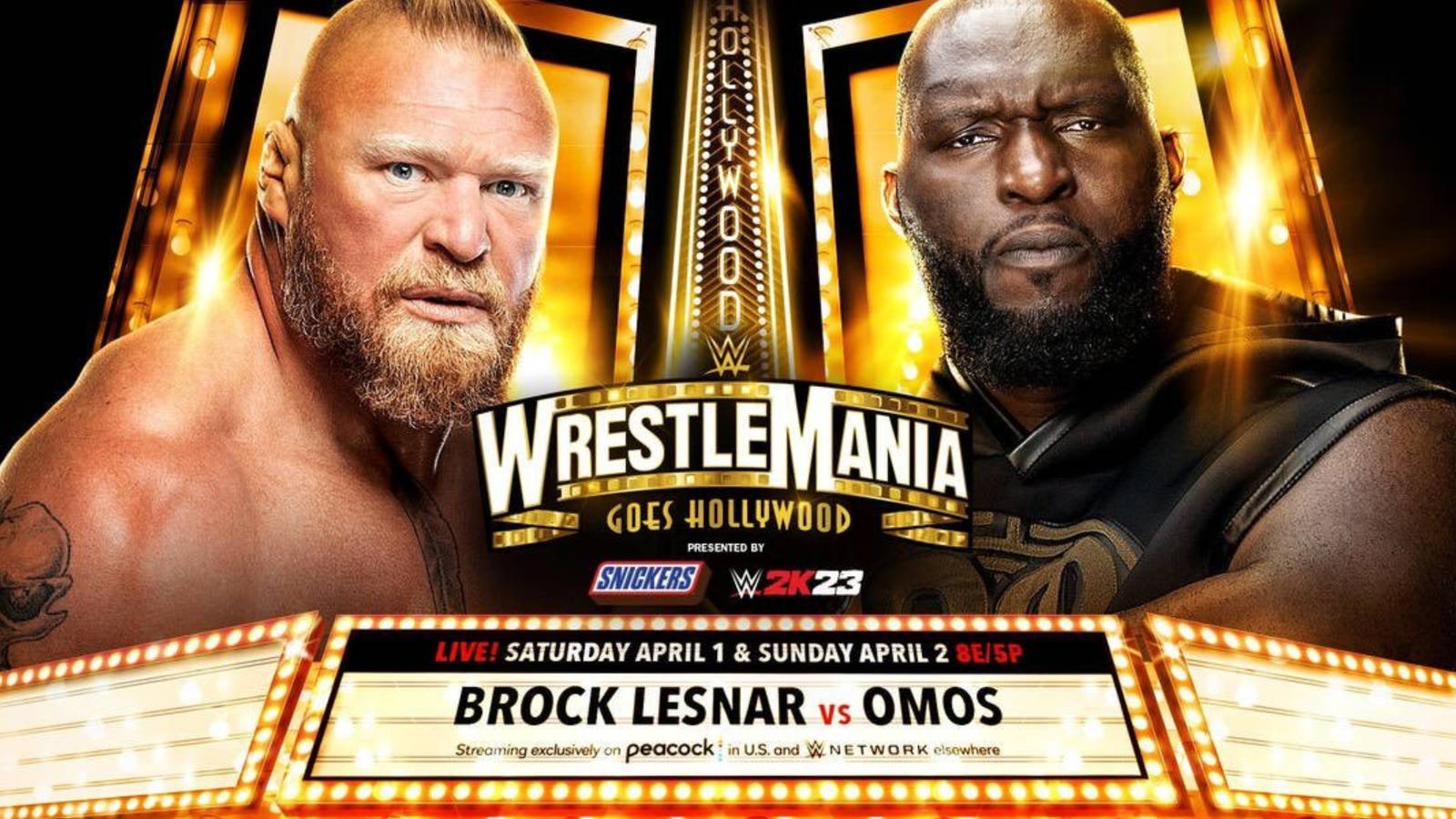 WWE WrestleMania: Omos wasn't Triple H's original 'back-up' opponent ...