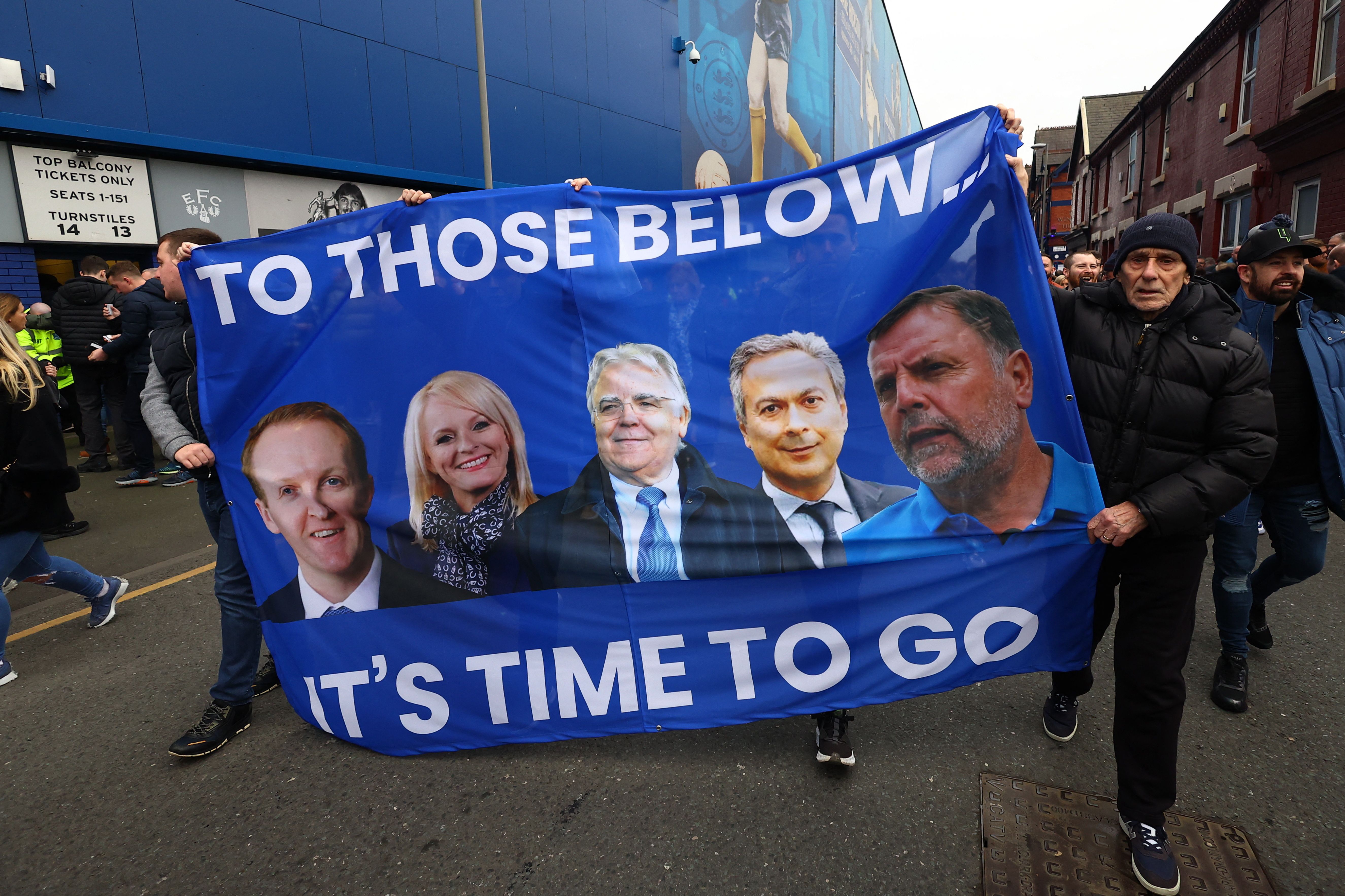 Everton fans could continue protests at Goodison Park